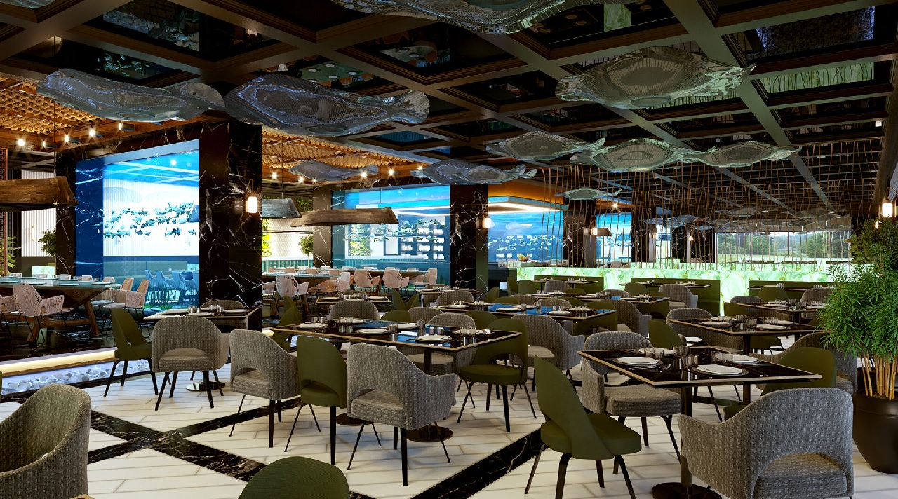 Top mẫu thiết kế nhà hàng hải sản đẹp hút khách năm 2023