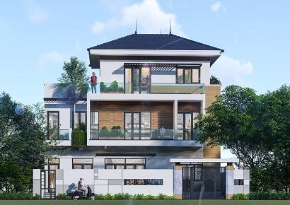 Cách thiết kế biệt thự mái Nhật đẹp và chuẩn mực