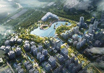 Đề án quy hoạch khu đô thị ven đô với nhà cao tầng, khu thương mại và không gian xanh