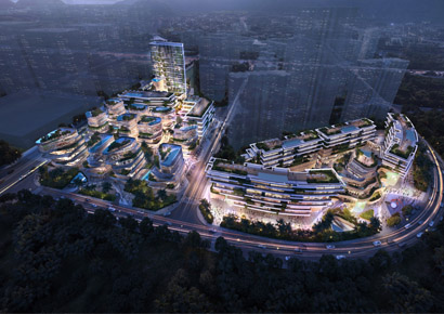Ý tưởng đô thị xanh với các tòa nhà hiện đại tiện nghi quy hoach đẹp, khoa học phong cách Uban Eco - Green Nexus