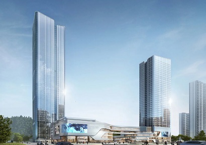 Dự án khu phức hợp trung tâm thương mại và dịch vụ rộng 2600m2 hiện đại có trục đường đi qua