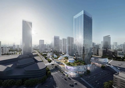 Dự án thiết kế thành phố mini hiện đại với các tòa nhà thương mại mang tầm nhìn tương lai