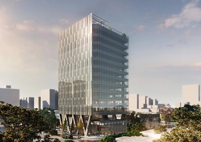 Dự án thiết kế tòa nhà văn phòng kiến trúc Nhật Bản cao 15 tầng trong khu trung tâm thành phố - The Future Building