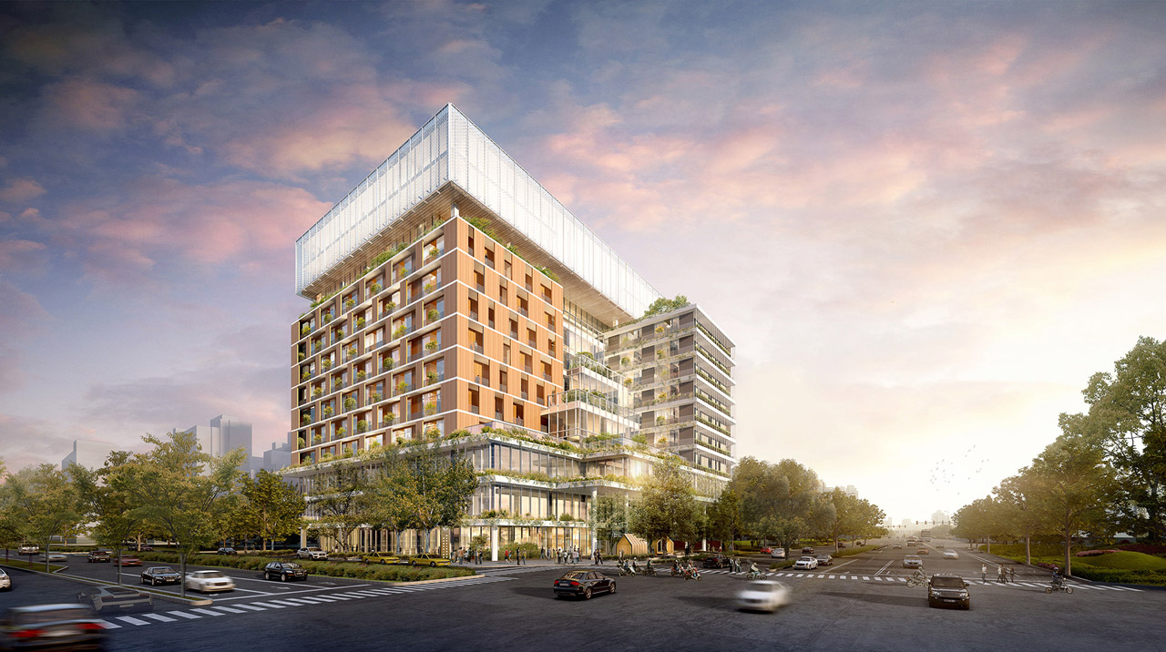 Dự án thiết kế Viện dưỡng lão Cao Sơn năm ở khu ven đô thị Tp Đà Nẵng