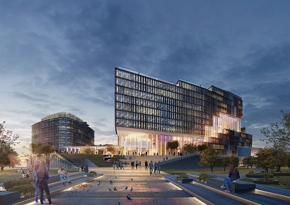 Dự án tòa nhà văn phòng với ý tưởng đột phá về không gian mang xu hướng mới