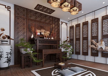 Kích thước và chiều cao bàn thờ theo thước lỗ ban