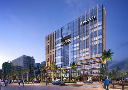 Không gian kiến trúc tòa nhà hỗn hợp thương mại với khối văn phòng, nhà hàng, shop là xu thế thời đại