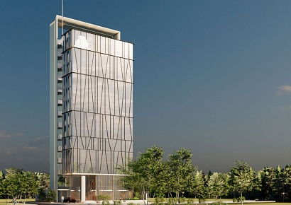 Mẫu tòa nhà văn phòng hiện đại cao 14 tầng cực kỳ chuyên nghiệp - Protex Building
