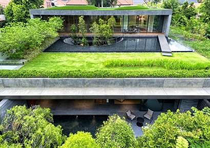 Nguyên tắc thiết kế nhà kiến trúc xanh giảm tác động tiêu cực đến môi trường