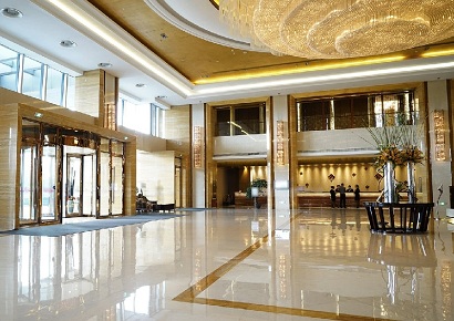 Mẫu thiết kế quầy lễ tân khách sạn tân cổ điển đẹp 2023