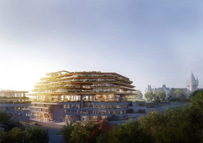 Ý tưởng về quy hoạch khu đô thị, thiết kế thành phố độc đáo trên cao với khối đế thương mại