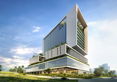 Thiết kế bệnh viện đa khoa hiện đại rộng 26.000m2 tại Cần Thơ - MediTrust Hospital