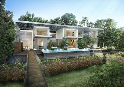Thiết kế biệt thự nghỉ dưỡng đẳng cấp trong không gian tự nhiên của Resort