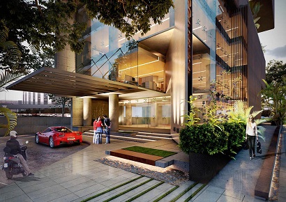 Thiết kế tòa nhà cao ốc văn phòng 13 tầng với kiến trúc khối độc đáo - Empire Ofice Building