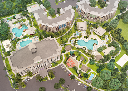 Thiết kế hệ thống đường giao thông nội bộ hiệu quả cho khu nghỉ dưỡng.