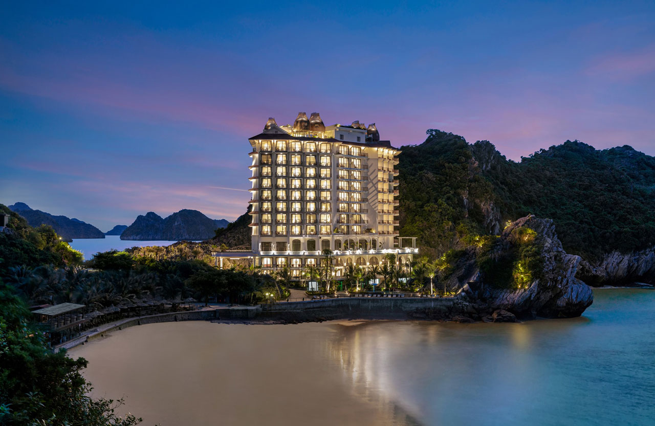 Thiết kế khách sạn 11 tầng phong cách Pháp Đông Dương tại Hải Phòng