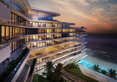 Thiết kế khách sạn hiện đại có các ban công view biển siêu đẹp - Seaside Mirage Hotel