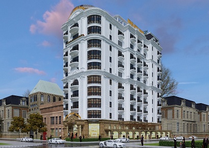 Thiết kế khách sạn 4 sao tân cổ điển Pháp 10 tầng tại Phú Quốc - Thiên Phúc Hotel