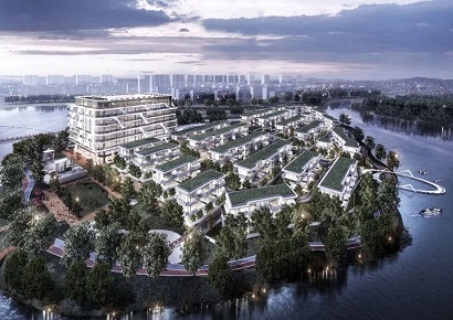 Thiết kế khách sạn trong khu biệt thự nghỉ dưỡng cao cấp thuộc bán đảo sinh thái