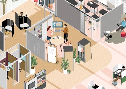 Những lưu ý khi thiết kế khu làm việc cho nhân viên văn phòng