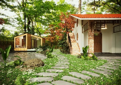 Khu nghỉ dưỡng homestay là gì? Một số mẫu thiết kế khu homestay siêu đẹp để bạn tham khảo.
