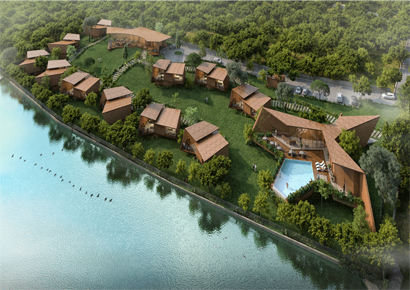 Thiết kế khu nghỉ dưỡng sinh thái mini Pinwheel Resort với không gian xanh rộng 6000m2
