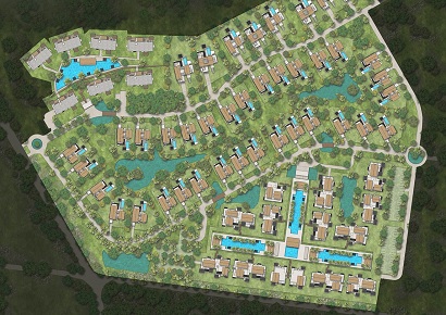 Thiết kế khu phức hợp nghỉ dưỡng cao cấp gồm 60 biệt thự sang trọng - Lake Villa Resort
