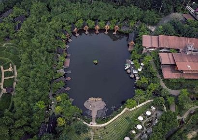 Mẫu resort - bungalow sinh thái ven hồ 7 hecta đẹp như tiên cảnh
