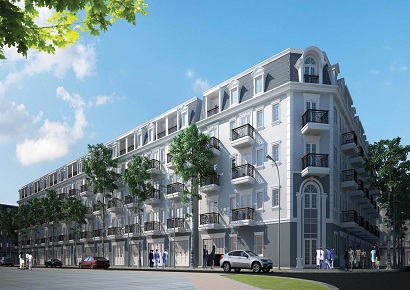 Thiết kế mẫu nhà liền kề tân cổ điển đẹp bậc nhất trong khu đô thị
