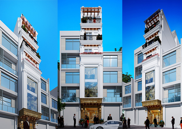 Thiết kế nhà phố kết hợp kinh doanh thời trang tại Hà Đông,Hà Nội