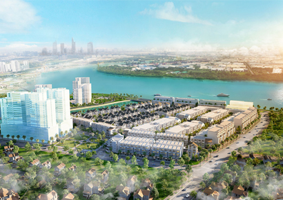 Thiết kế quy hoạch khu đô thị mới tuyệt đẹp rộng 8 hecta ven sông - Riverfront Haven