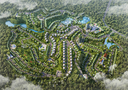 Thiết kế quy hoạch khu nghỉ dưỡng, biệt thự sinh thái ven đô rộng 60 hecta - Eco Sanctuary Resort