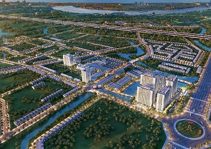 Quy hoạch nhà ở, khu liền kề và trung tâm thương mại bố trí khoa học chuẩn tỉ lệ trong đô thị