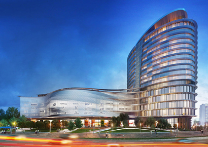 Thiết kế tòa nhà hỗn hợp trung tâm thương mại và căn hộ - Prime Vista Plaza