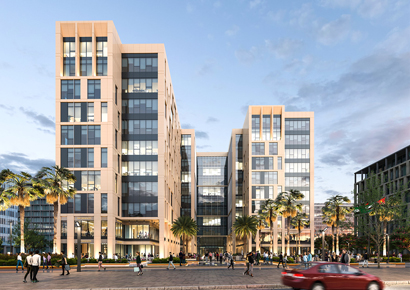 Thiết kế tòa nhà văn phòng 10 tầng hiện đại trong khu đô thị trung tâm - Unity Building