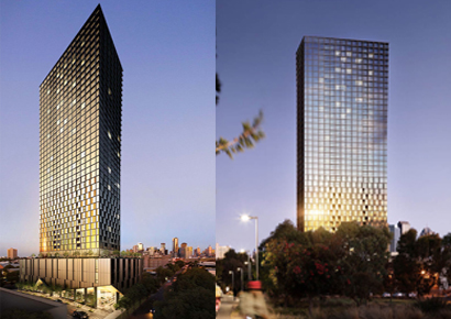 Kiến trúc tòa nhà văn phòng 40 tầng hiện đại cao chọc trời khu ven đô - Beta Building