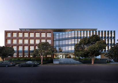 Tòa nhà văn phòng 6 tầng hiện đại và chuyên nghiệp trong khu ngoại thành - A H Building