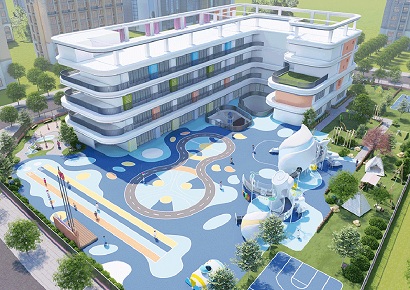 Thiết kế trường mầm non Quốc Tế Ocean trong khu đô thị hiện đại bậc nhất Thành Phố