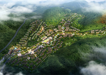 Ý tưởng thiết kế và quy hoạch thành phố du lịch sinh thái nằm trọn trong thung lũng