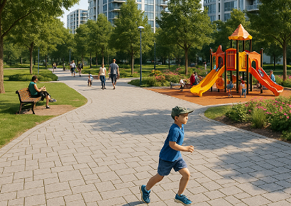 Tiêu chuẩn thiết kế các không gian chung trong khu đô thị mới tại Việt Nam Tiêu chuẩn thiết kế các không gian chung trong khu đô thị mới tại Việt Nam