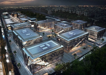 Tổ hợp khu trung tâm thương mại và văn phòng hiện đại rộng 10 hecta - New Center Sky