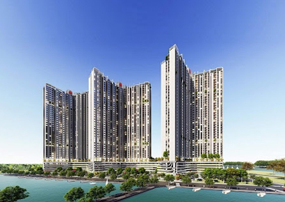 Vẻ đẹp kiến trúc ấn tượng của khu đô thị Gamuda HH2 với 3 tòa chung cư cao cấp