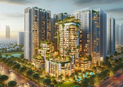 Xu hướng thiết kế chung cư để kiến tạo các khu đô thị cao tầng trong thành phố sầm uất