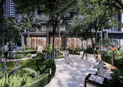 Ý tưởng kiến trúc cho các khu công viên trong đô thị hoặc khu thương mại