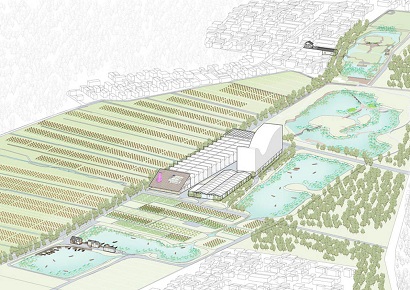 Ý tưởng thiết kế trang trại nghỉ dưỡng cùng khu vườn hữu cơ đẹp mắt