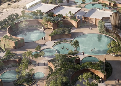 Những ý tưởng thiết kế khu nghỉ dưỡng khoáng nóng độc đáo và sáng tạo