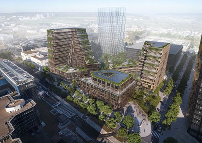 Ý tưởng thiết kế quy hoạch khu đô thị cao tầng kiểu mẫu giữa thành phố hoa lệ