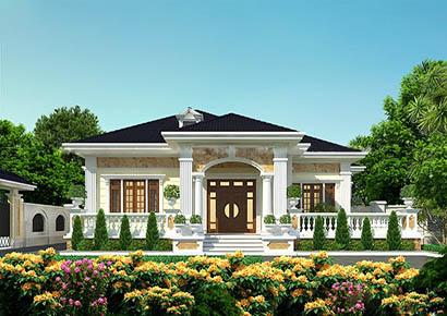 15+ Mẫu biệt thự nhà vườn phong cách châu âu đẹp như thiên đường