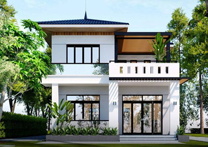 BST 10+ Mẫu biệt thự mini đẹp 1 tỷ xây khi giá vật liệu giảm