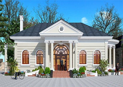 Top 20 Mẫu biệt thự pháp 1 tầng đẹp sang trọng nhìn là thích